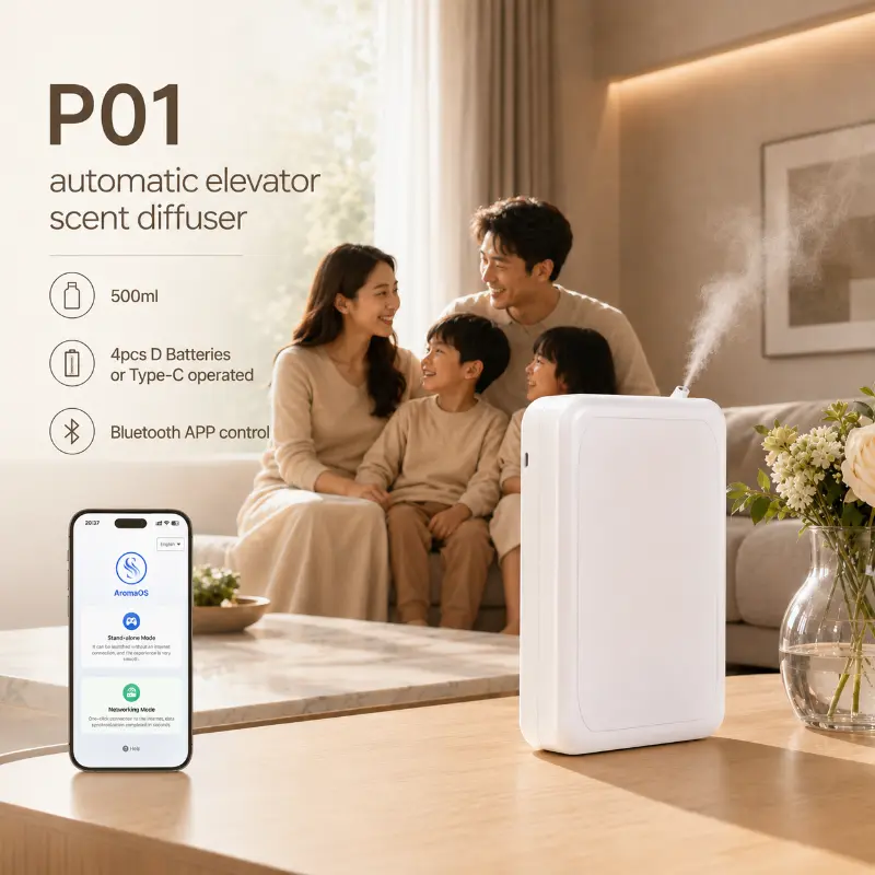 Penyebar Aromatik Lif Automatik
